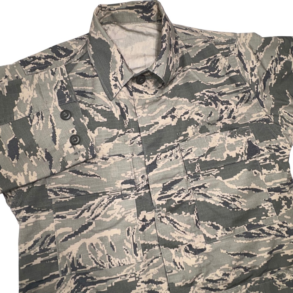 Propper‎ Air Force Digital Tiger Stripe Camo Utility Coat Mens S Military Jacket